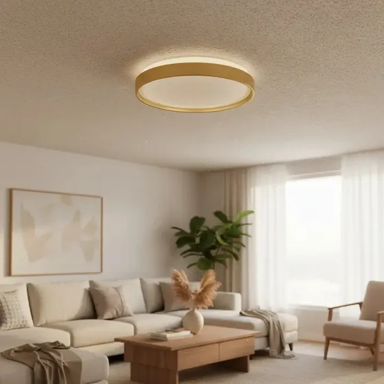 Plafon LED Redondo 36W com 3 Tons de Luz
